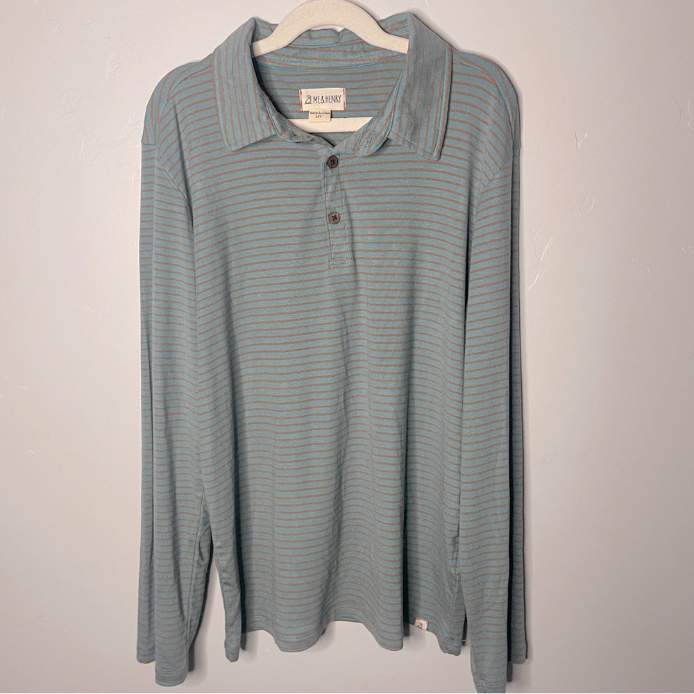 Me & Henry Long Sleeve Polo